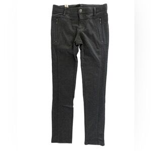 IKKS Girls Slim Fit Trouser Pants Charcoal Gray NWT